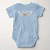 Blue Archangel Michael Baby Bodysuit (Achterkant)