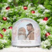 Blue Arched Photo Holiday Snow Globe Sneeuwbol (Kerstmis)