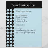 Blue Argyle Flyer (Voorkant)