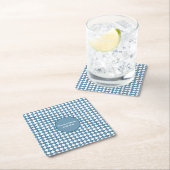 Blue Argyle Golf Pattern  Kartonnen Onderzetters (Insitu)