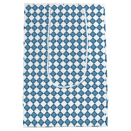 Blue Argyle Golf Pattern Wrapping Paper Medium Cadeauzakje