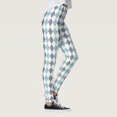 Blue Argyle Leggings (Rechts)