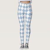 Blue Argyle Leggings (Voorkant)