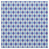 Blue Argyle Stof (Swatch)