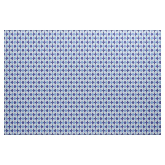Blue Argyle Stof (Fat Quarter)