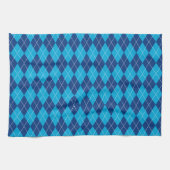 Blue Argyle Towel Theedoek (Horizontaal)