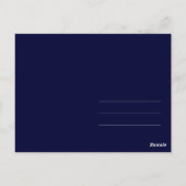 Blue Armani Suit Promo Briefkaart - Gepersonalisee (Achterkant)