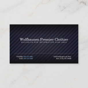 Blue Armani Suit-Visitekaartjes Visitekaartje