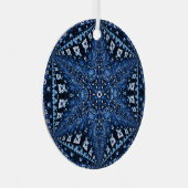 Blue Armeense Star Ornament (Voorkant Rechts)