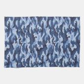 Blue Army Kitchen Hand Towel Theedoek (Horizontaal)