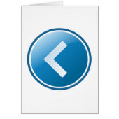 Blue Arrow-Button - links (Voorkant)