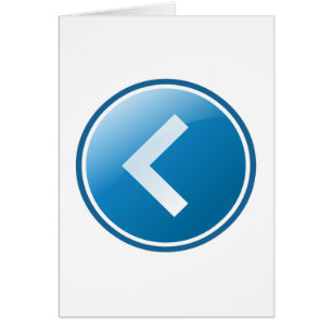 Blue Arrow-Button - links