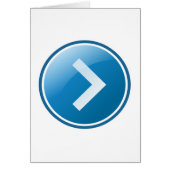 Blue Arrow-Button - rechts (Voorkant)