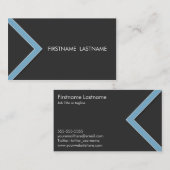 Blue Arrow Personal Networking Visitekaartjes (Voorkant / Achterkant)