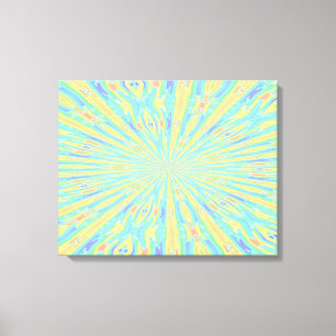 Blue Art Abstract gepantserde kunst Canvas Afdruk