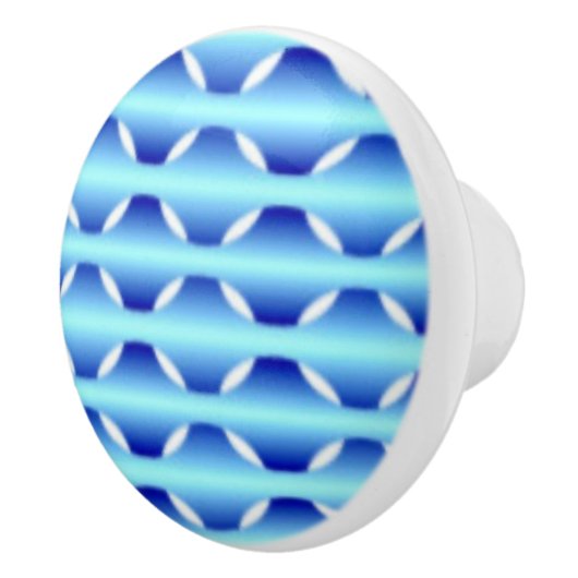 Blue Art Ceramic Pull Keramische Knop (Rechts)