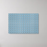 Blue Art Deco Patroon