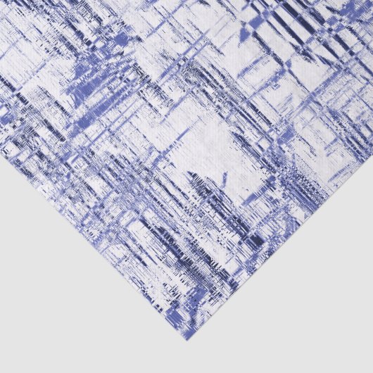 Blue Art Deco Tissuepapier (Detail)