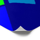 Blue Art Print Poster (Hoek)
