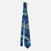 Blue Art Stropdas (Achterkant)