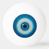Blue Artistic Evil Eye Design Pingpongbal (Voorkant)