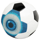 Blue Artistic Evil Eye Design Voetbal (Drie kwart)