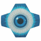 Blue Artistic Evil Eye Design Voetbal (Enkel)