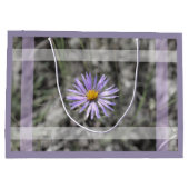Blue Aster Flower Groot Cadeauzakje (Achterkant)