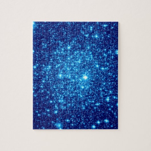 Blue Astral Glitter Legpuzzel (Verticaal)