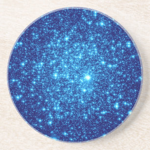 Blue Astral Glitter Zandsteen Onderzetter