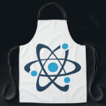 Blue Atom Science Design Schort<br><div class="desc">Blue Atom Science Design Schort met aanpasbare achtergrondkleur.</div>
