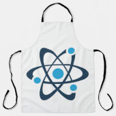 Blue Atom Science Design Schort (Voorkant)