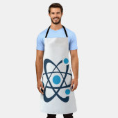 Blue Atom Science Design Schort (Gedragen)