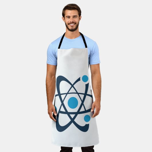 Blue Atom Science Design Schort (Gedragen)