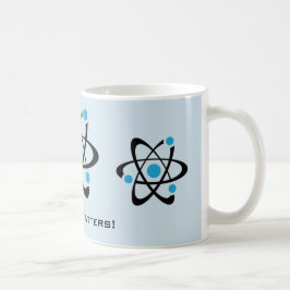 Blue atoms Science Design Mok