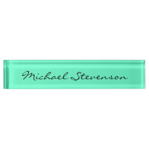 Blue Attractive Charming Business Desk Name Bord Naambordje