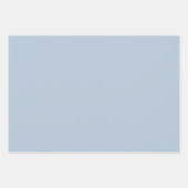 Blue Aura Spring Summer Trending Solid Color Inpakpapier Vel (Voorkant 3)