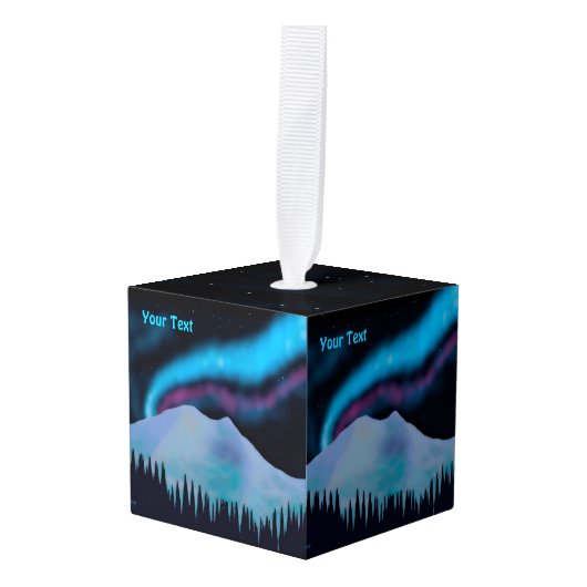 Blue Aurora Decoratie (Voorkant hoekig)