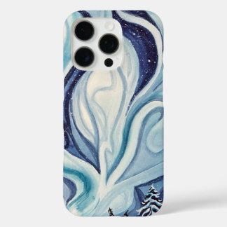 Blue Aurora iPhone 16ProMax Hoesje