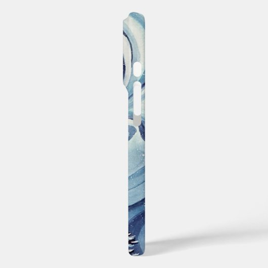 Blue Aurora iPhone 16ProMax Hoesje (Achterkant / Links)