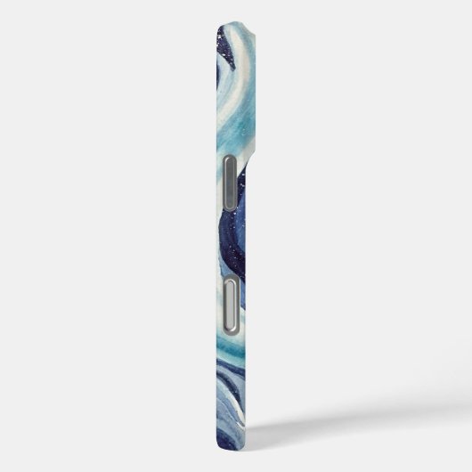 Blue Aurora iPhone 16ProMax Hoesje (Achterkant / Rechts)