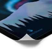 Blue Aurora Poster (Hoek)