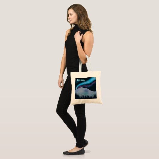 Blue Aurora Tote Bag (Voorkant (model))