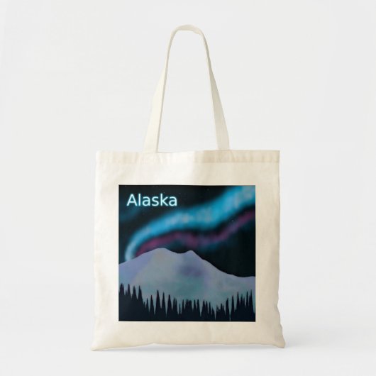 Blue Aurora Tote Bag (Voorkant)