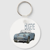 Blue Austin Healey Sprite Sleutelhanger (Voorkant)