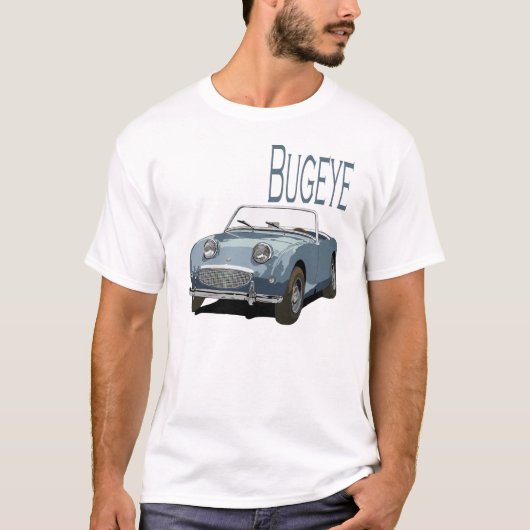 Blue Austin Healey Sprite T-shirt (Voorkant)