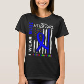 Blue Autism Awareness for Daughter Little Girl Mam T-shirt (Voorkant)