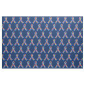 Blue Autism Awareness Ribbon Stof (Fat Quarter)