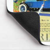  Blue Automobile Ad Muismat (Hoek)