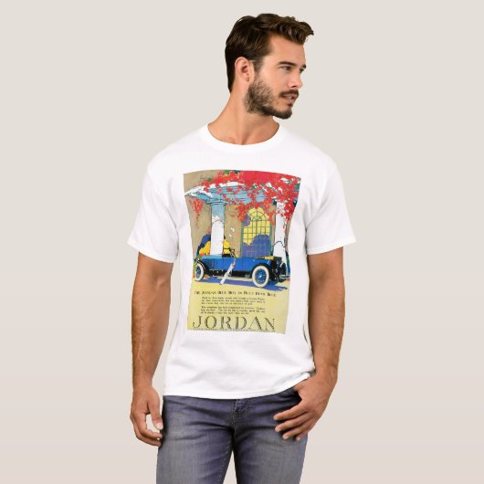  Blue Automobile Ad T-shirt (Voorkant volledig)